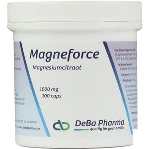 Magnesium - Magnesiumcitraat - 100 Capsules - Voedingssupplement