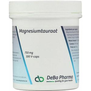 Magnesiumtauraat V-caps 100x750mg Deba