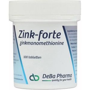 Deba Pharma - Zn Tabletten - 100x225 mg - Zink - Ondersteunt Spierkracht
