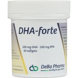 Deba DHA forte 500mg Softgel 60 stuks