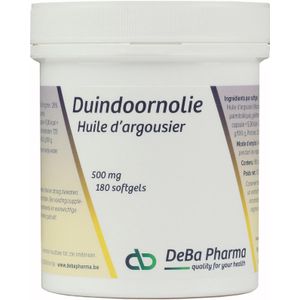Duindoorn Olie Softgel 180x500 mg  -  Deba Pharma