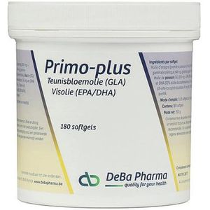 Deba Pharma - Primo-Plus - Capsules - 180 Stuks - Omega 3-6 Vetzuren