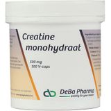 Deba Creatine monohydraat 500mg Capsules 100 stuks