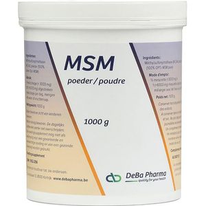 Glucosamine - M.S.M - Organisch Zwavel - Hypo-allergeen