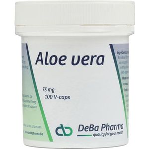 Aloe Vera 200:1 V-Capsule 100x75 mg  -  Deba Pharma
