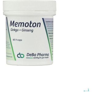 Ginkgo Biloba - Memoton - Supplement - 60 Capsules
