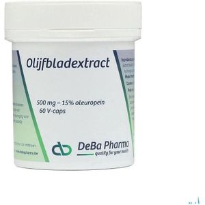 Deba Pharma - Olijfblad V-Capsule 60 - Olijfbladextract 500 mg - Hypoallergeen