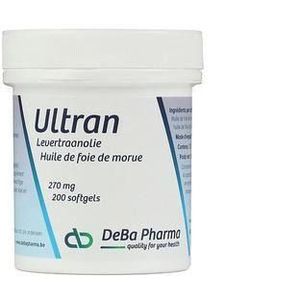 Deba Pharma - Ultran Capsule - 200 - Levertraan - Natuurlijke Bron van Vitamine A en D