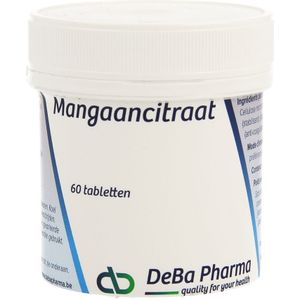 Voedingssupplement - Mangaan - Vrij van Kunstmatige Stoffen - 60 Capsules