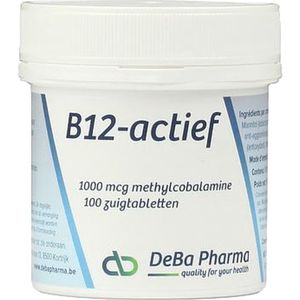 Vitamine B12 - Methylcobalamine - 100 Tabletten - Actieve Vorm