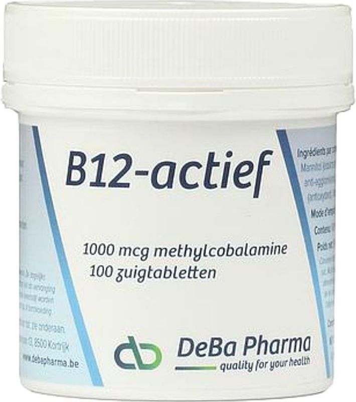 Vitamine B12 - Methylcobalamine - 100 Tabletten - Actieve Vorm