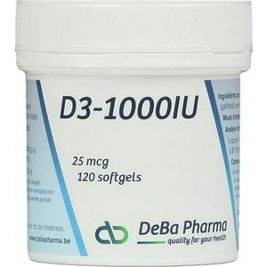 Vitamine D3 - 60 Capsules - Voedingssupplement - Ondersteunt Gezonde Botten