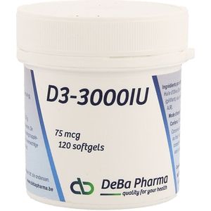 Vitamine D3 - 1000 IE - 60 Capsules - Voedingssupplement