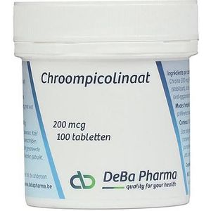 Deba Pharma Chroompicolinaat 100 Tabletten
