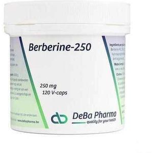Berberine 250 mg V-Caps 120  -  Deba Pharma