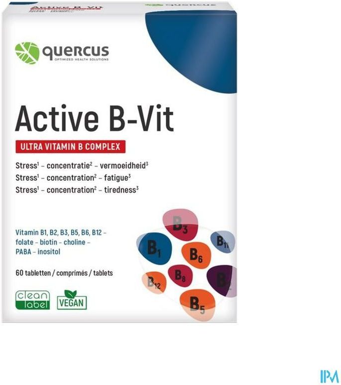 Quercus Active B-vit 60 tabletten