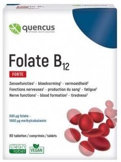 Quercus folate B12 80 tabletten