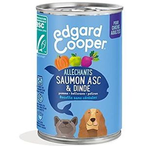 Edgard & Cooper Doos paté voor volwassen honden, zonder granen, natuurlijk voedsel, 400 g, gezonde voeding, smakelijk en uitgebalanceerd, hoogwaardig eiwit