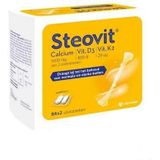 Steovit - Calcium/Vit. D3/Vit. K2 - Sliktablet - 1000 mg Calcium - 800 IE Vit. D3 - 25 μg Vit. K2