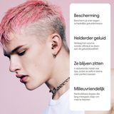 Loop - Experience 2 - Oordopjes - Gecertificeerde Gehoorbescherming - 17 dB Hifi Geluidskwaliteit