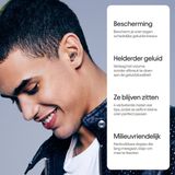 Loop Experience 2-oordopjes – Gecertificeerde gehoorbescherming voor concerten en festivals, live-evenementen, muzikanten, sport, dj's en het nachtleven – 17 dB geluidsdemping (high-fidelity)