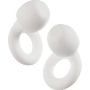 Loop Quiet 2-oordopjes – Supercomfortabele herbruikbare geluidsdempende oordopjes voor slaap, diepe concentratie, gevoeligheid voor geluid en reizen | Flexibele gehoorbescherming | 24 dB (SNR) demping