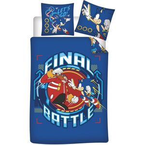 Sonic Dekbedovertrek Final Battle - Eenpersoons - 140 X 200 cm - Katoen