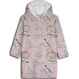 Hoodie - Hedwig - Fleece - Roze - 100% Polyester