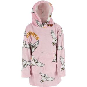 Hoodie - Hedwig - Fleece - Roze - 100% Polyester