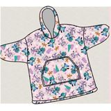 Disney Lilo & Stitch - Hoodie Deken - Fleece - Blauw - 100% Polyester