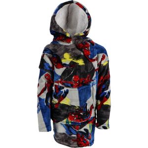 SpiderMan Hoodie Fleece deken, Jump - Kind (One Size ) - Polyester