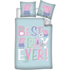 Peppa Pig Dekbedovertrek Best Day Ever 140 X 200 Cm – Polyester