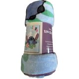 Disney - Lilo & Stitch - Fleece Plaid - Blauw - Polyester