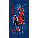 Spiderman - Strandlaken - Blauw - 100% Katoen - AYM-060SP-BT