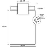Bluey - Dekbedovertrek - Blauw - Polykatoen - Dubbelzijdige Print