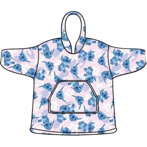 Disney Lilo & Stitch Hoodie Fleece deken, Flower - Kind (3 - 6 jaar) - Polyester