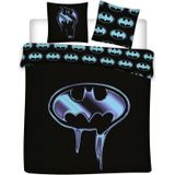 Dekbedovertrek - Grijs - Katoen - 140x200 cm