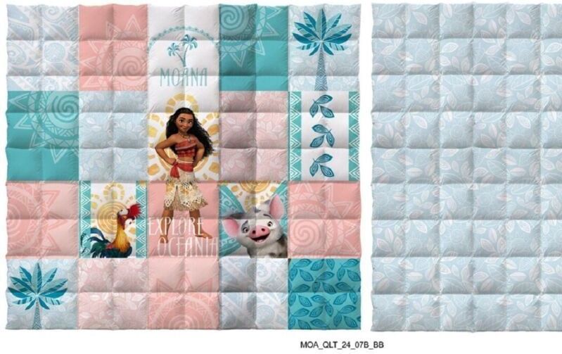 Sprei - Moana - Explore Oceania - 140x200 cm - Dubbelzijdig - 100% Polyester