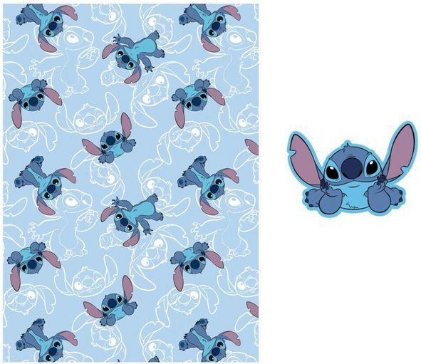 Disney - Lilo & Stitch - Sierkussen - Polyester - Inclusief Plaid