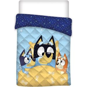 Bluey Sprei, Goodnight - Eenpersoons - 140 x 200 cm - Polyester