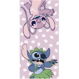 Stitch - Poncho - Roze - 100% Polyester