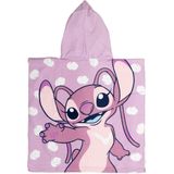 Stitch - Poncho - Roze - 100% Polyester