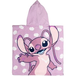 Stitch - Poncho - Roze - 100% Polyester