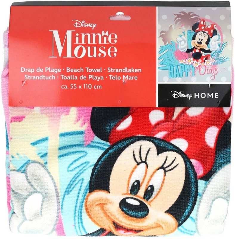 Minnie Mouse - Handdoek Poncho - Polyester - 55x110cm