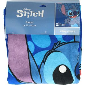 Stitch - Poncho - Blauw - Polyester