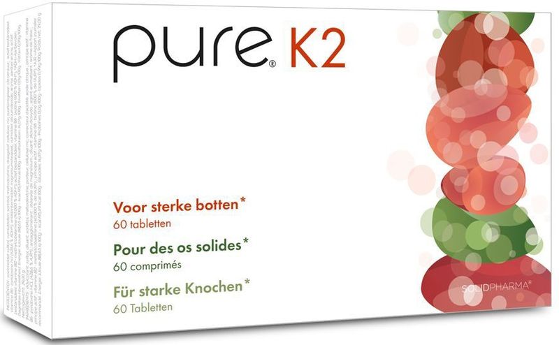 Vitamine K2 - 180µg - Voedingssupplement - Ondersteunt Bloedstolling en Botgezondheid