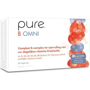 Pure B Omni - Vitamine B-Complex - Hooggedoseerd - Biologisch Actief