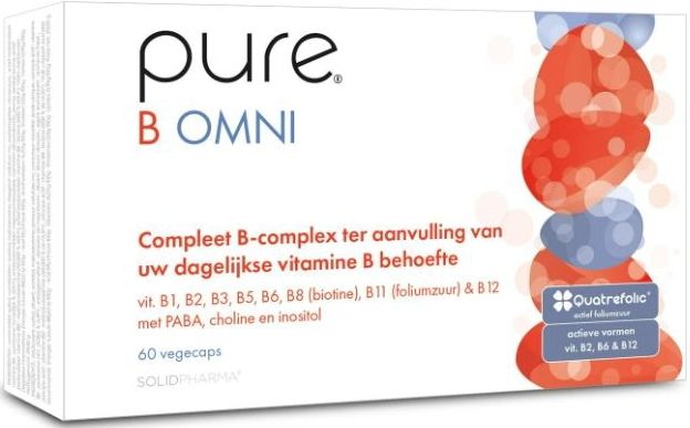 Pure B Omni - Vitamine B-Complex - Hooggedoseerd - Biologisch Actief