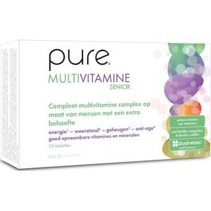 Multivitaminen - Geschikt Voor Volwassenen - 60+ - Risicopatiënten