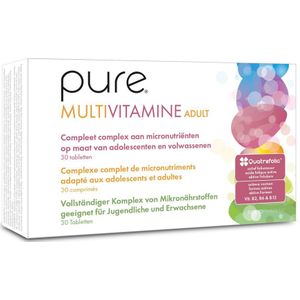 Multivitamine - Volwassenen - 30 Tabletten - Voedingssupplement